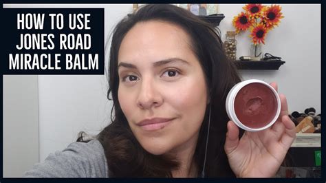 how to apply jones road miracle balm